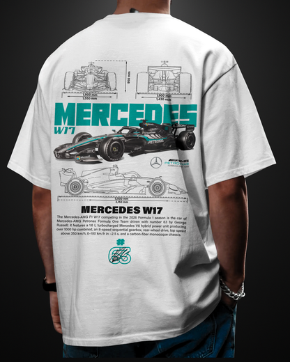 Formula 1 Mercedes AMG W17 Oversized T-Shirt Drop 2