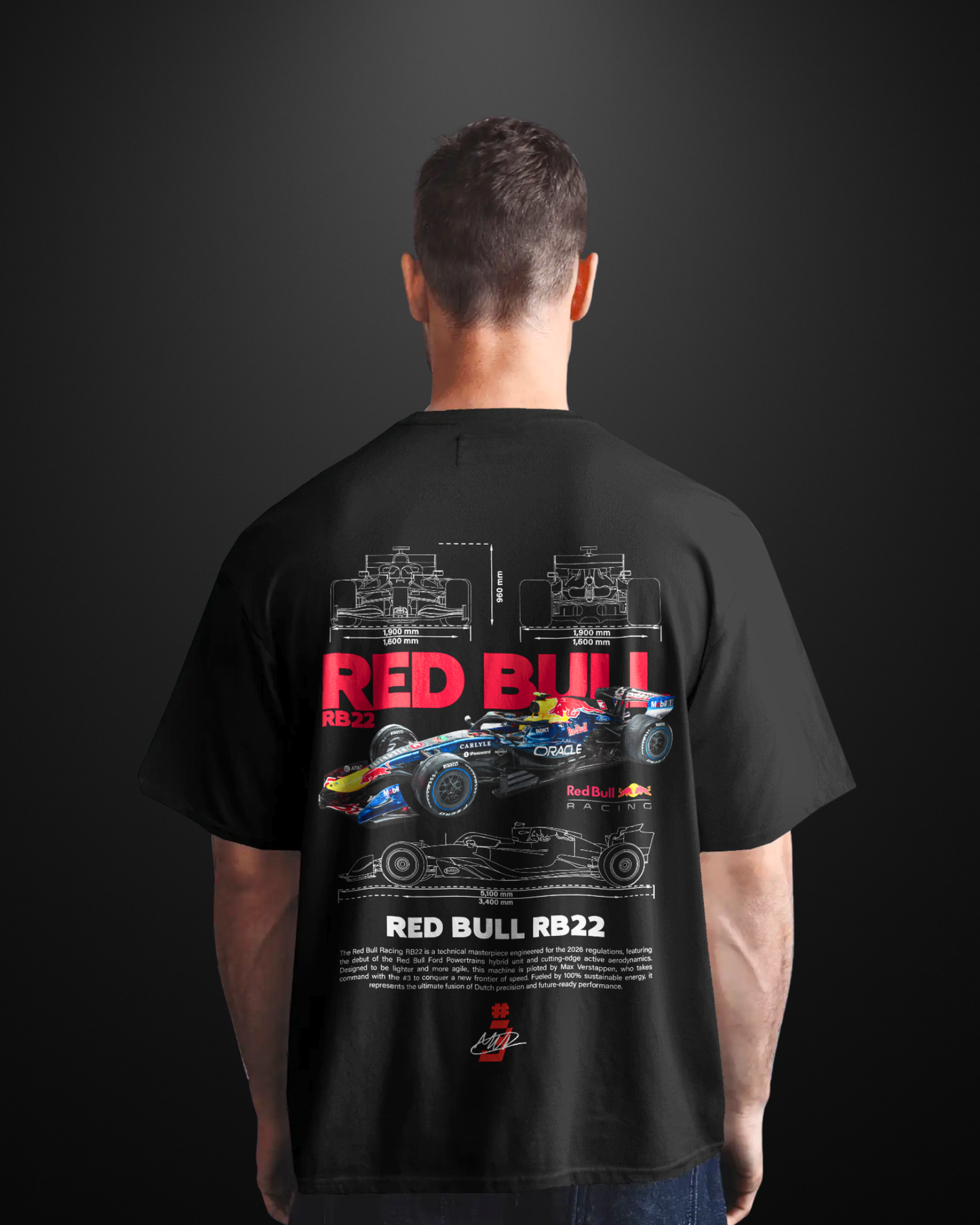 Formula 1 Red Bull RB22 Oversized T-Shirt