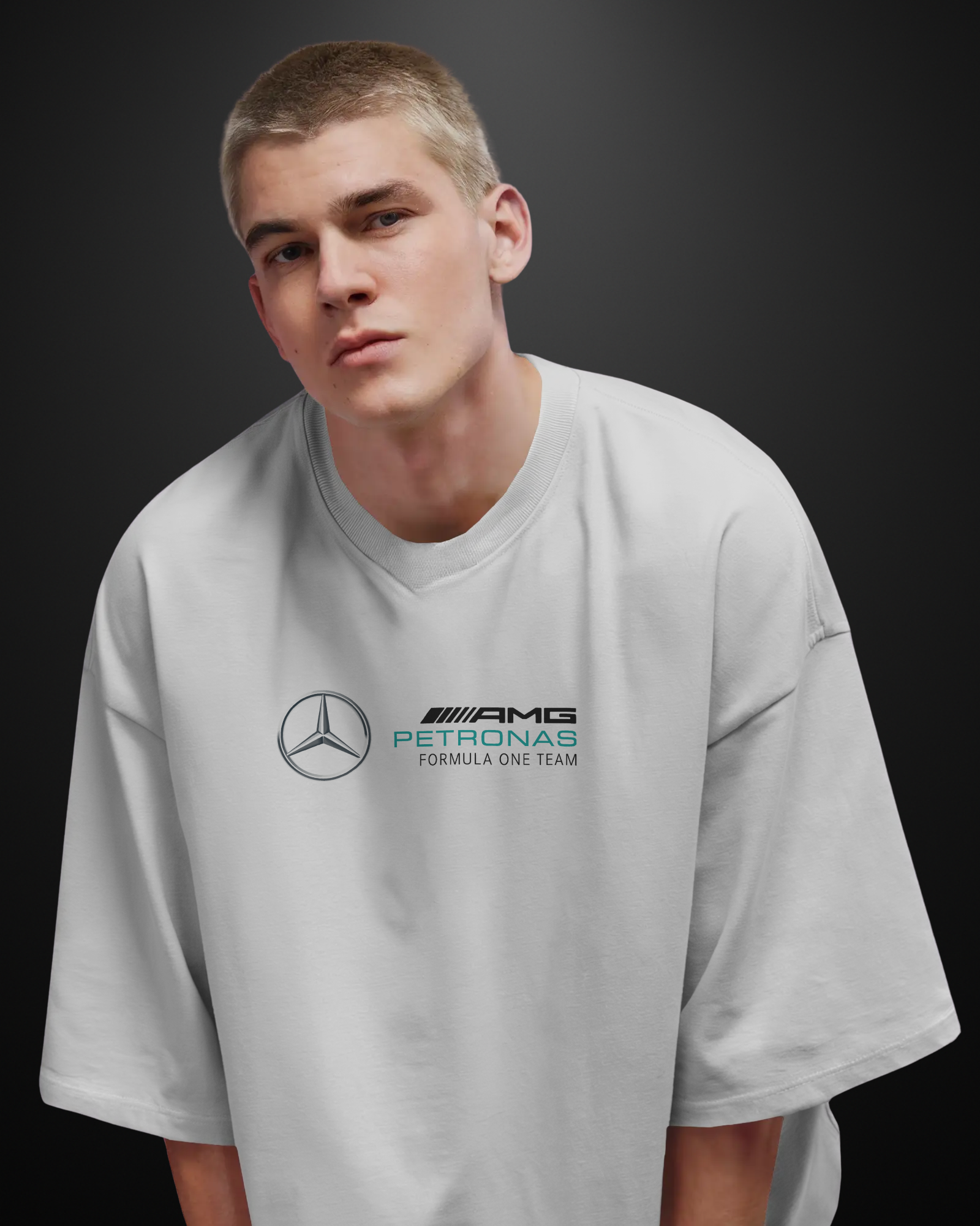 Formula 1 Mercedes Lewis Hamilton Oversized T-Shirt APXKrew