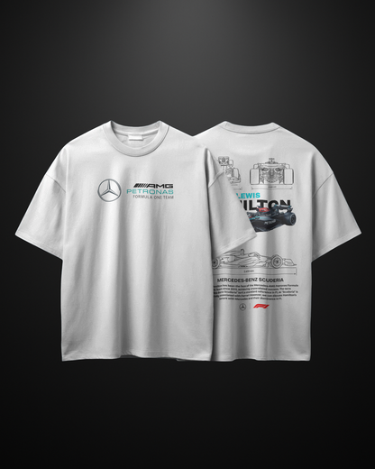 Formula 1 Mercedes Lewis Hamilton Oversized T-Shirt APXKrew