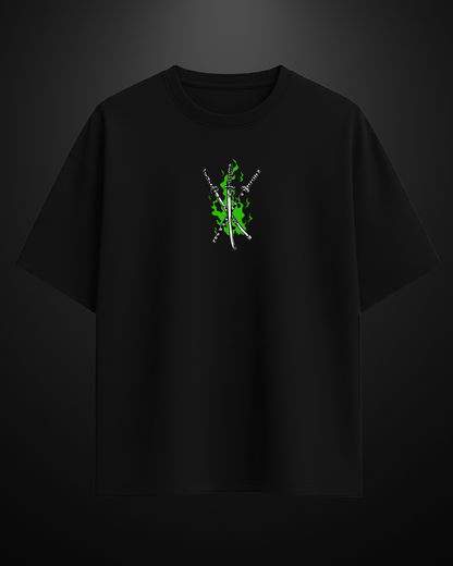 One Piece Roronoa Zoro Oversized T-Shirt Drop 1 - APXKrew