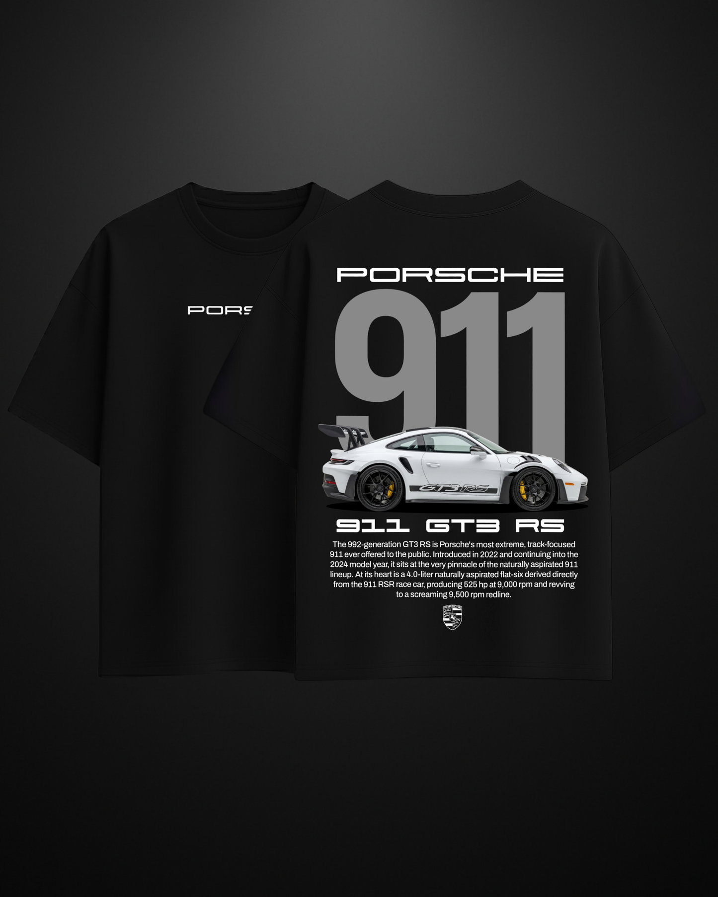 Porsche 911 GT3RS Oversized T-Shirt Drop 3
