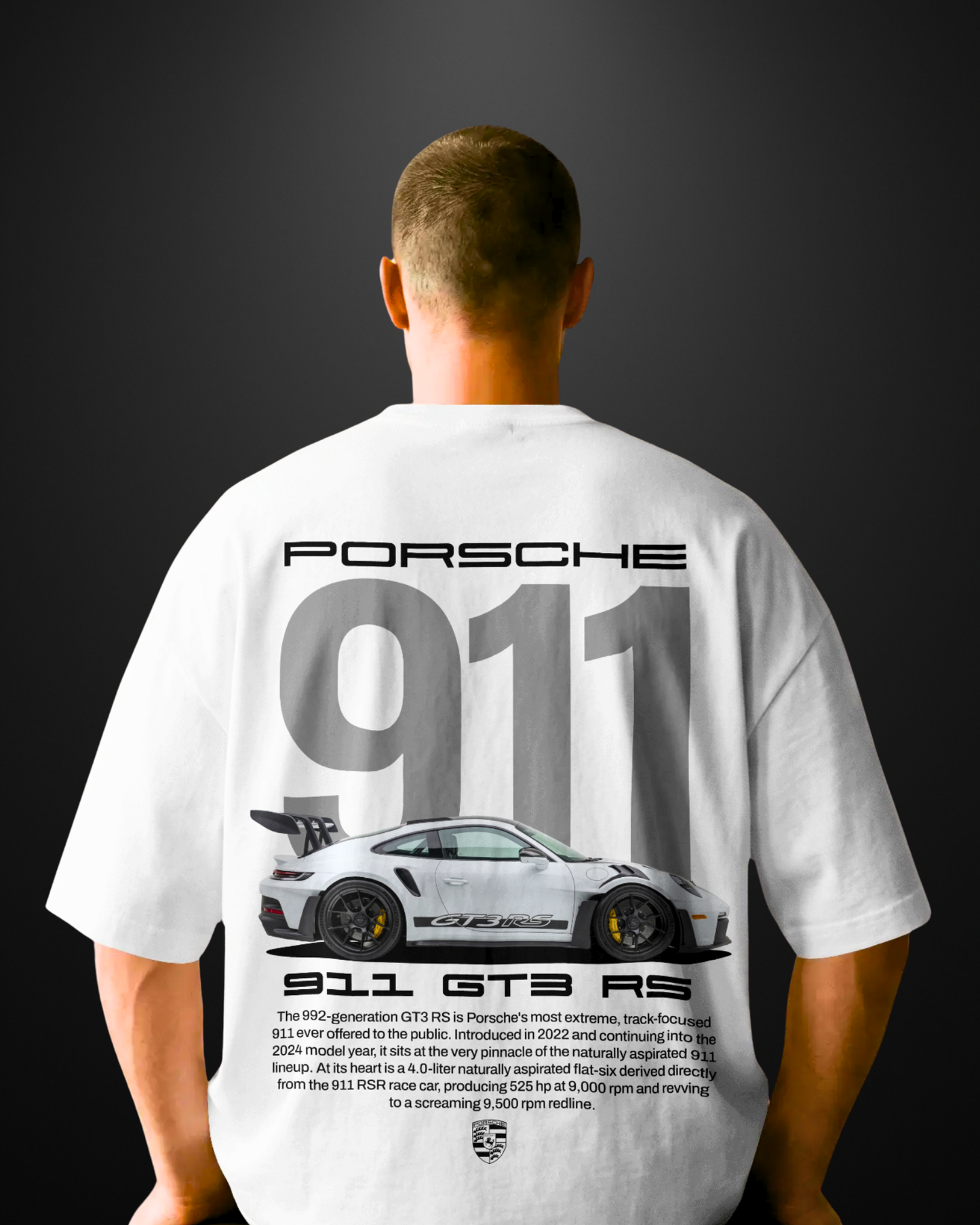 Porsche 911 GT3RS Oversized T-Shirt Drop 3