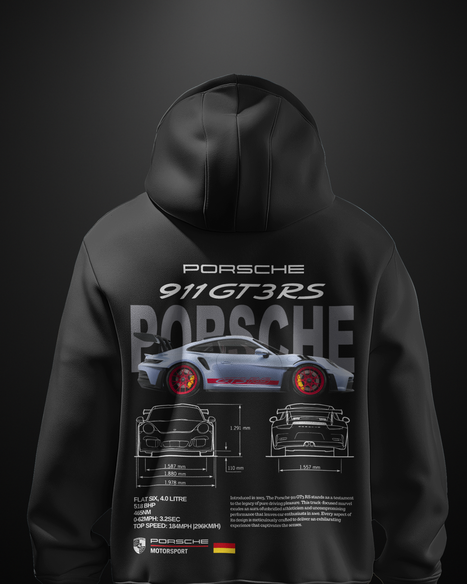 Porsche 911 GT3RS Hoodie - APXKrew
