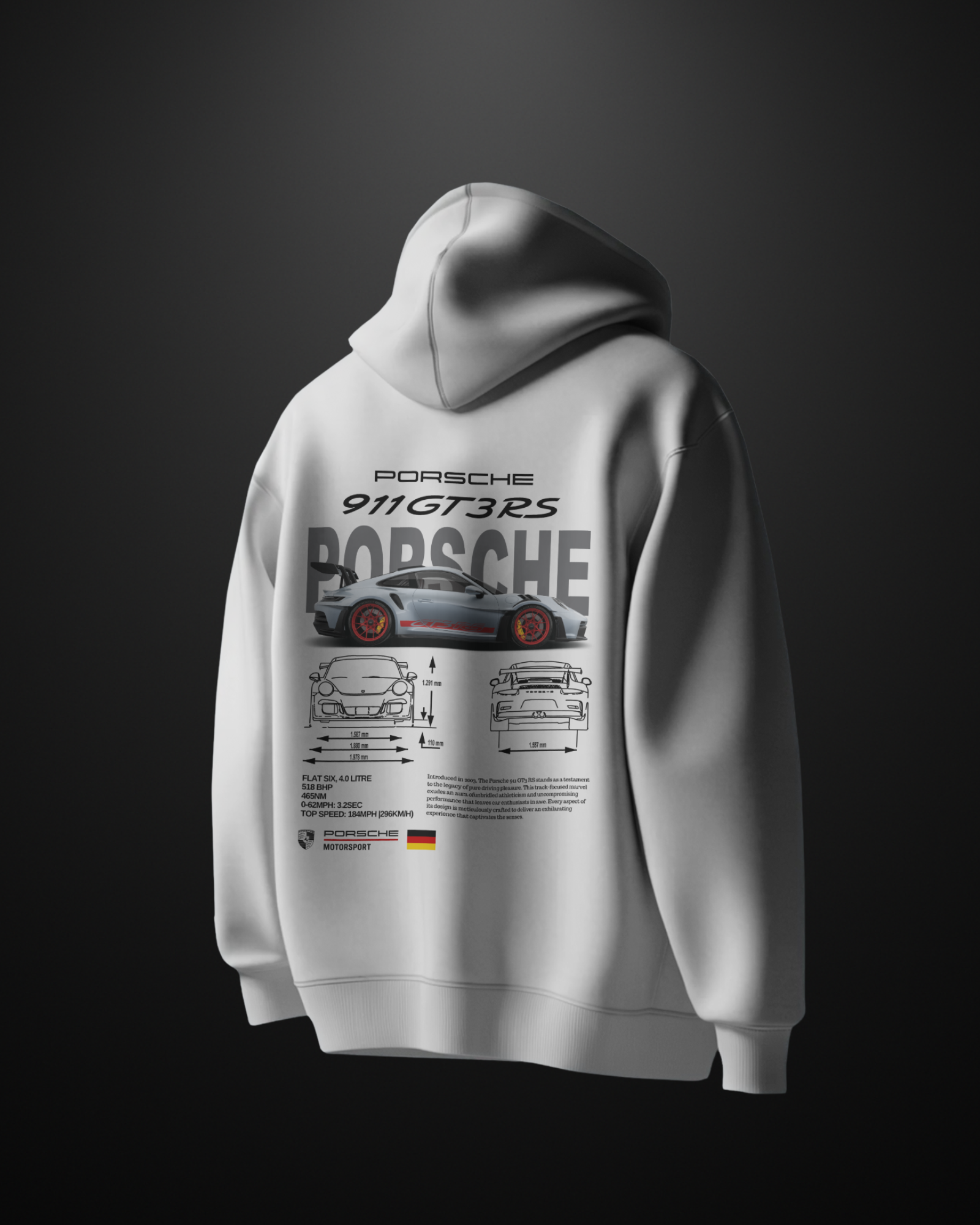 Porsche 911 GT3RS Hoodie - APXKrew
