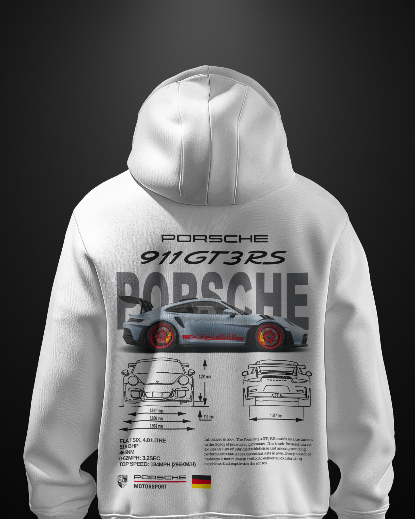 Porsche 911 GT3RS Hoodie - APXKrew