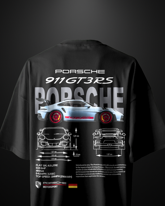 Porsche 911 GT3RS Oversized T-Shirt - APXKrew