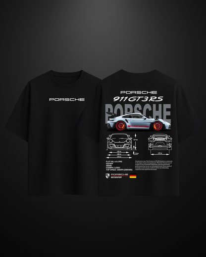 Porsche 911 GT3RS Oversized T-Shirt - APXKrew