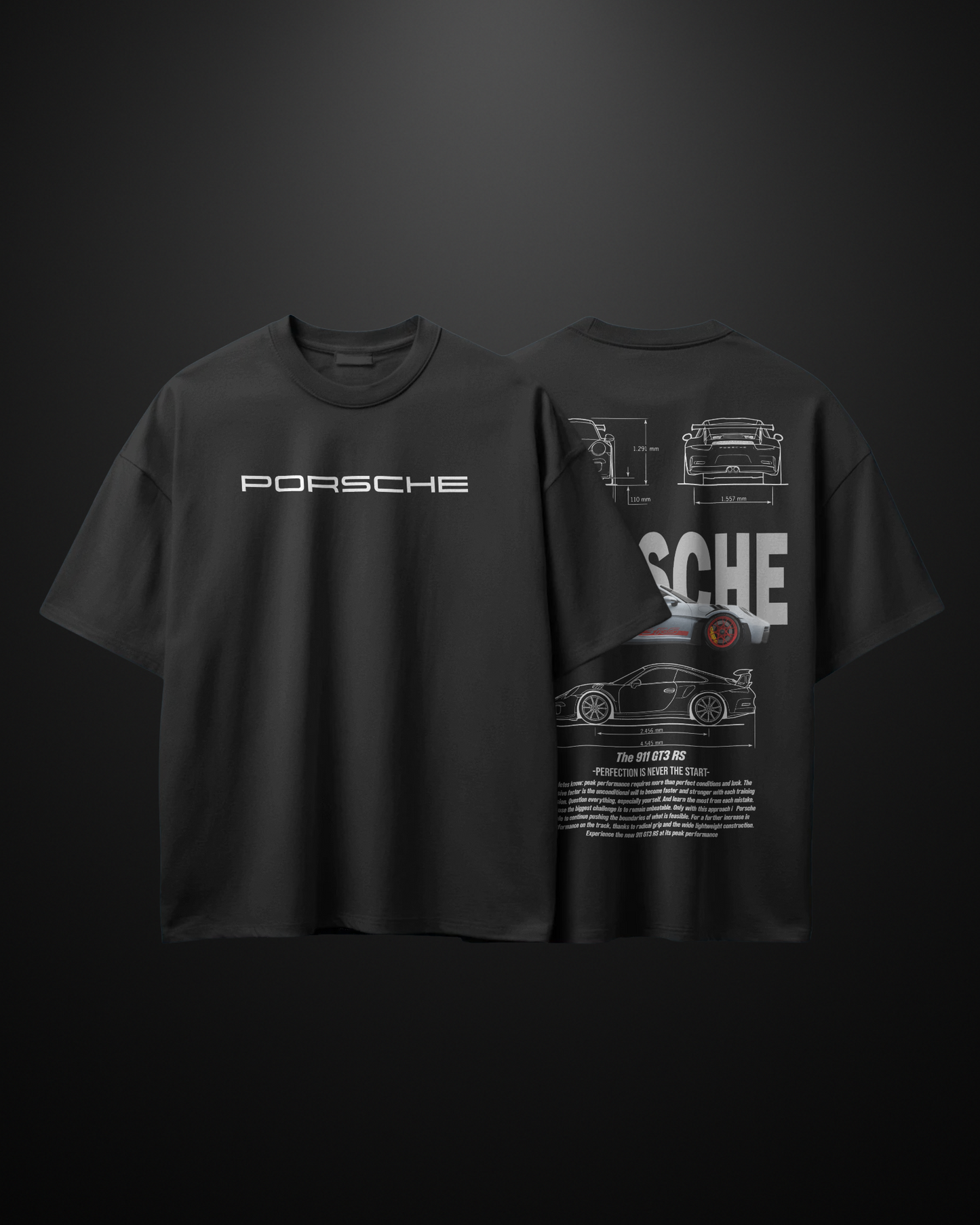 Porsche 911 GT3RS Oversized T-Shirt APXKrew
