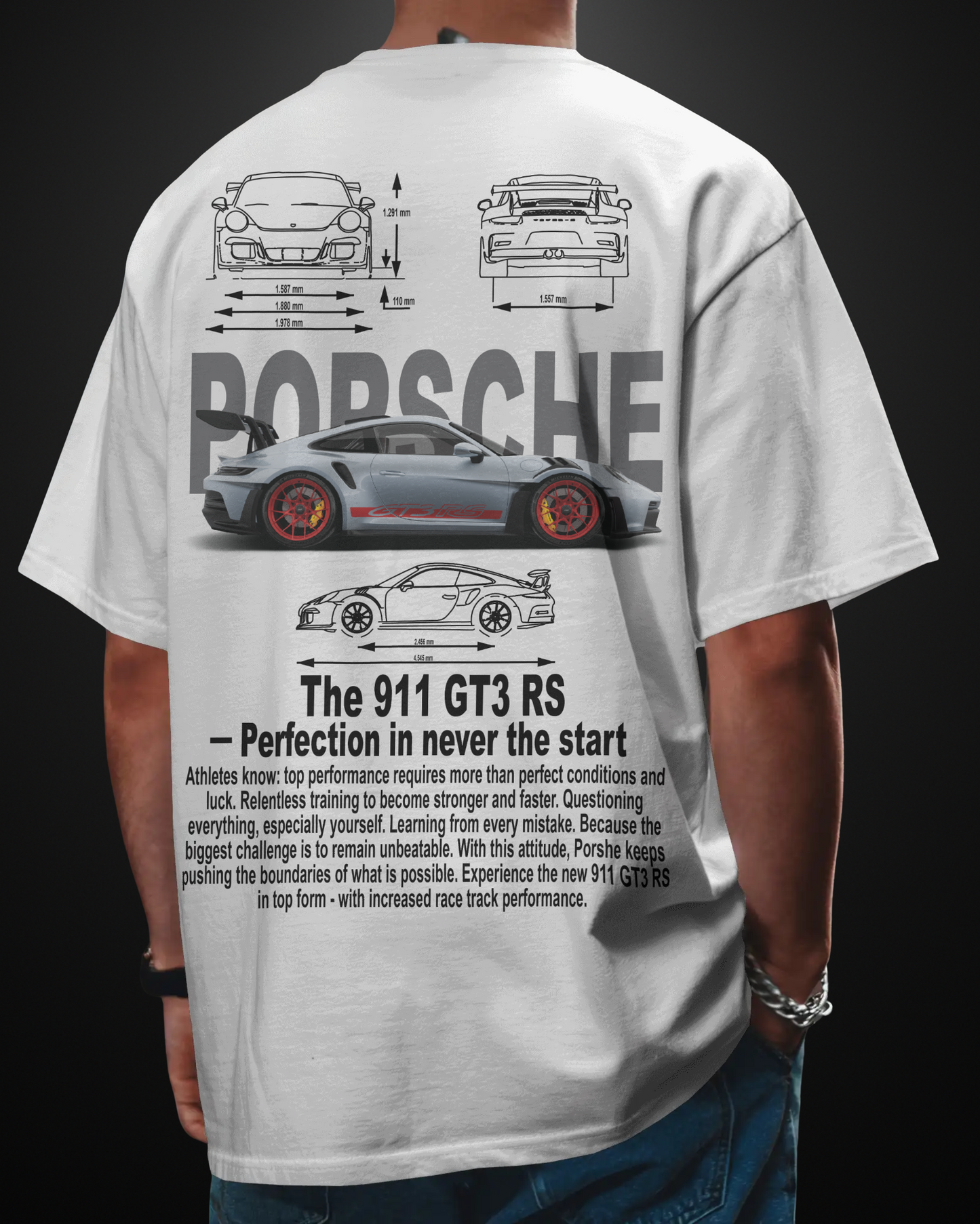 Porsche 911 GT3RS Oversized T-Shirt APXKrew