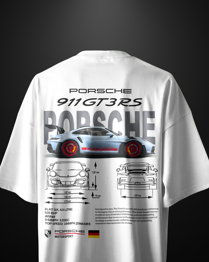 Porsche 911 GT3RS Oversized T-Shirt - APXKrew