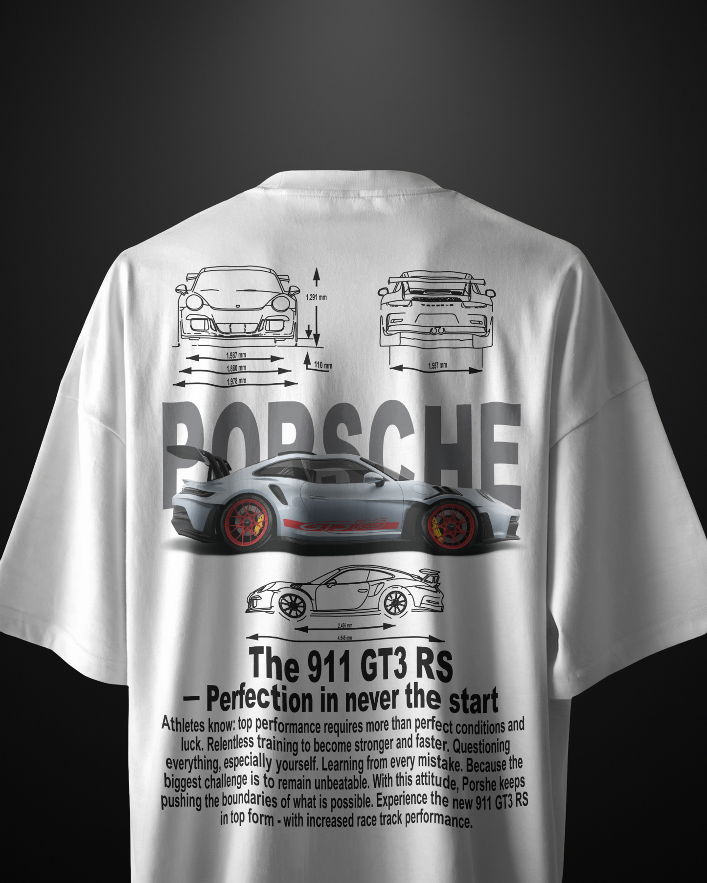 Porsche 911 GT3RS Oversized T-Shirt APXKrew