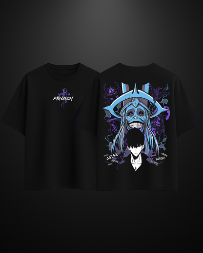 Solo Leveling Shadow Monarch Oversized T-Shirt Drop 1 - APXKrew