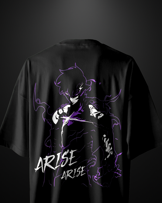 Solo Leveling Sung Jin Woo Oversized T-Shirt Drop 2 - APXKrew