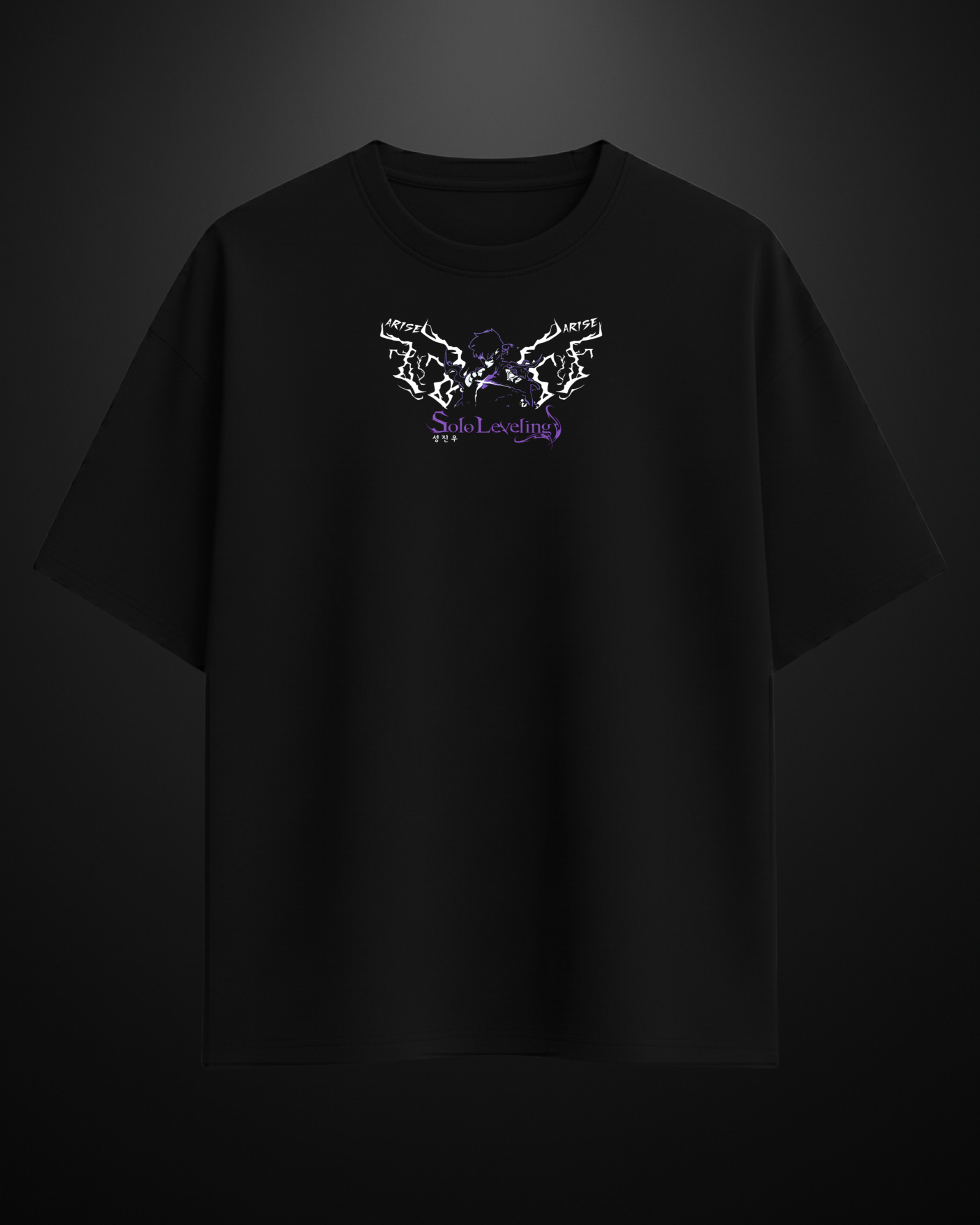 Solo Leveling Sung Jin Woo Oversized T-Shirt Drop 2 - APXKrew