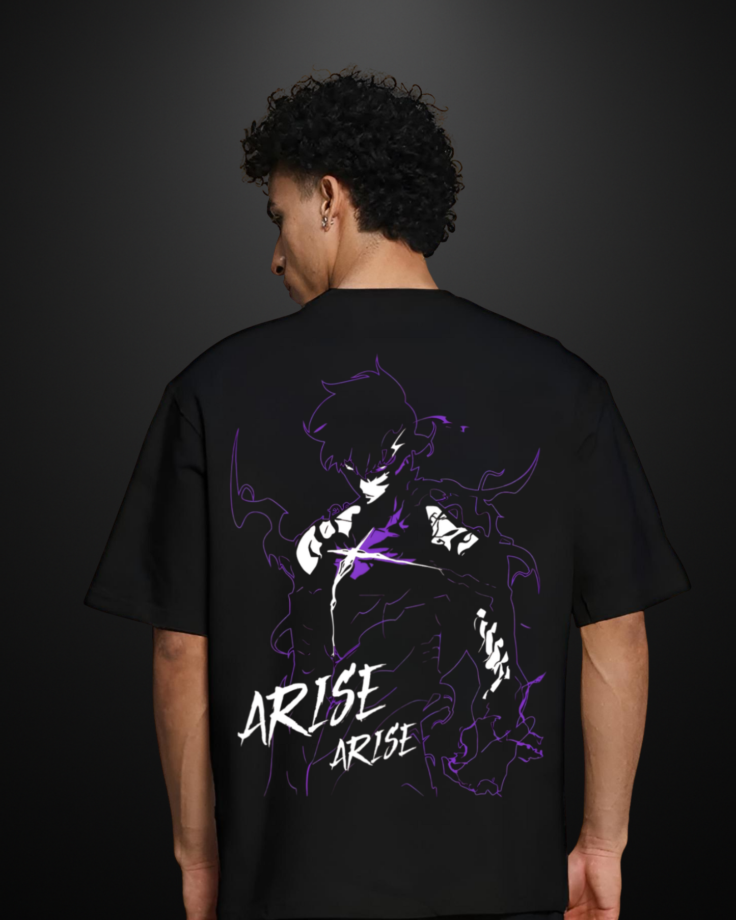 Solo Leveling Sung Jin Woo Oversized T-Shirt Drop 2 - APXKrew