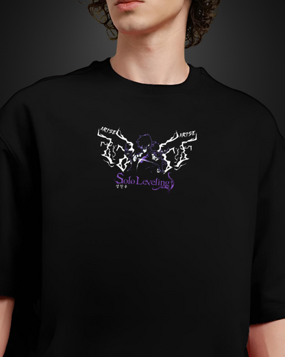 Solo Leveling Sung Jin Woo Oversized T-Shirt Drop 2 - APXKrew