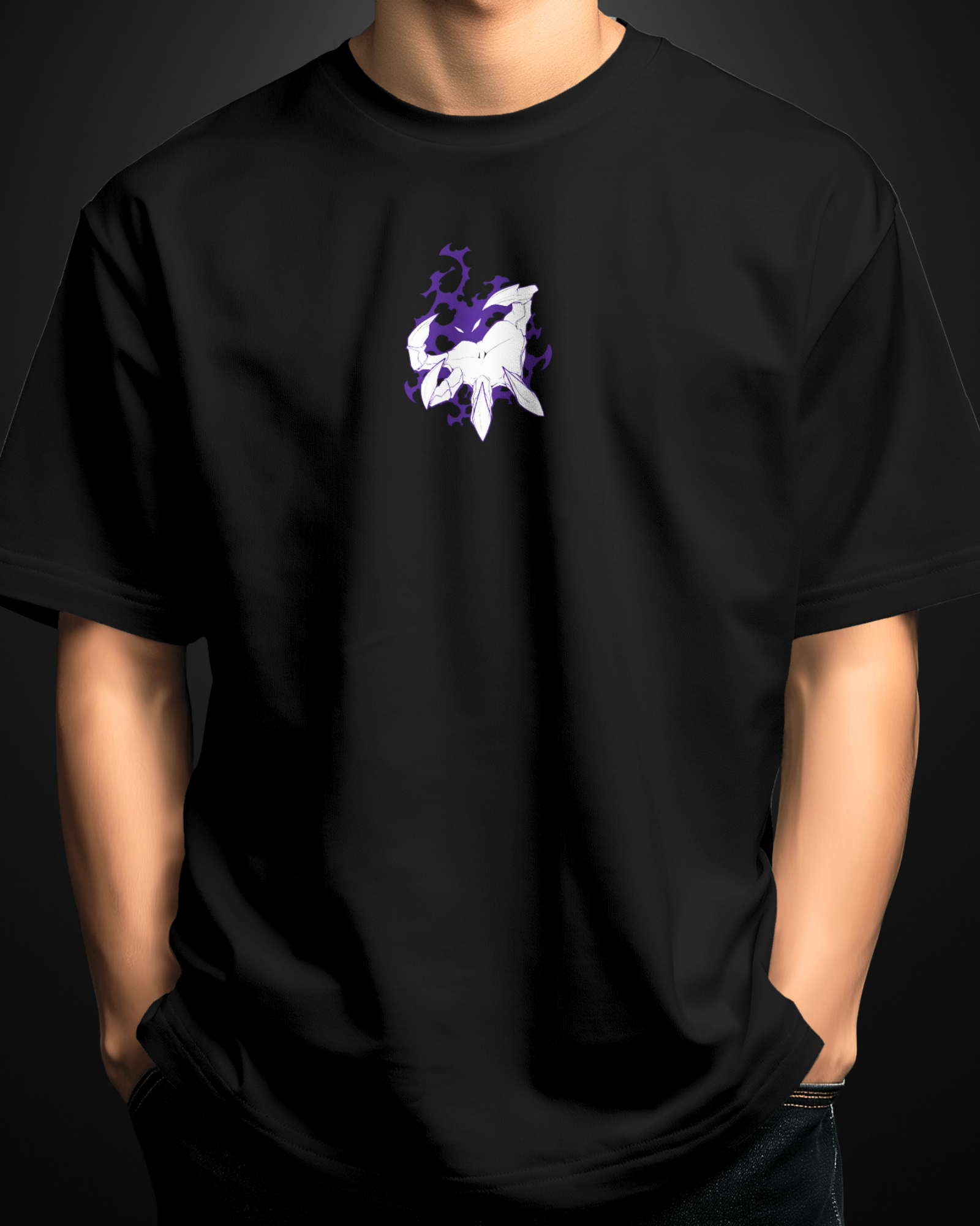 Solo Leveling Shadow Monarch Oversized T-Shirt Drop 2 - APXKrew