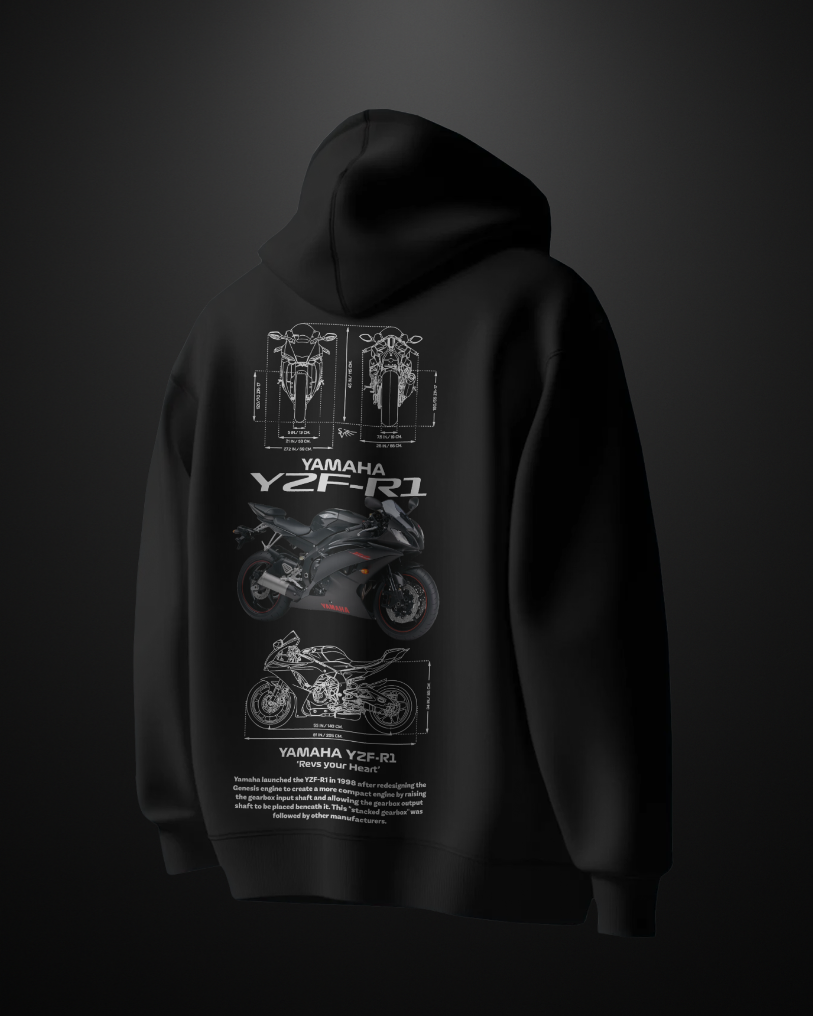 Yamaha ZSF R1 Hoodie - APXKrew
