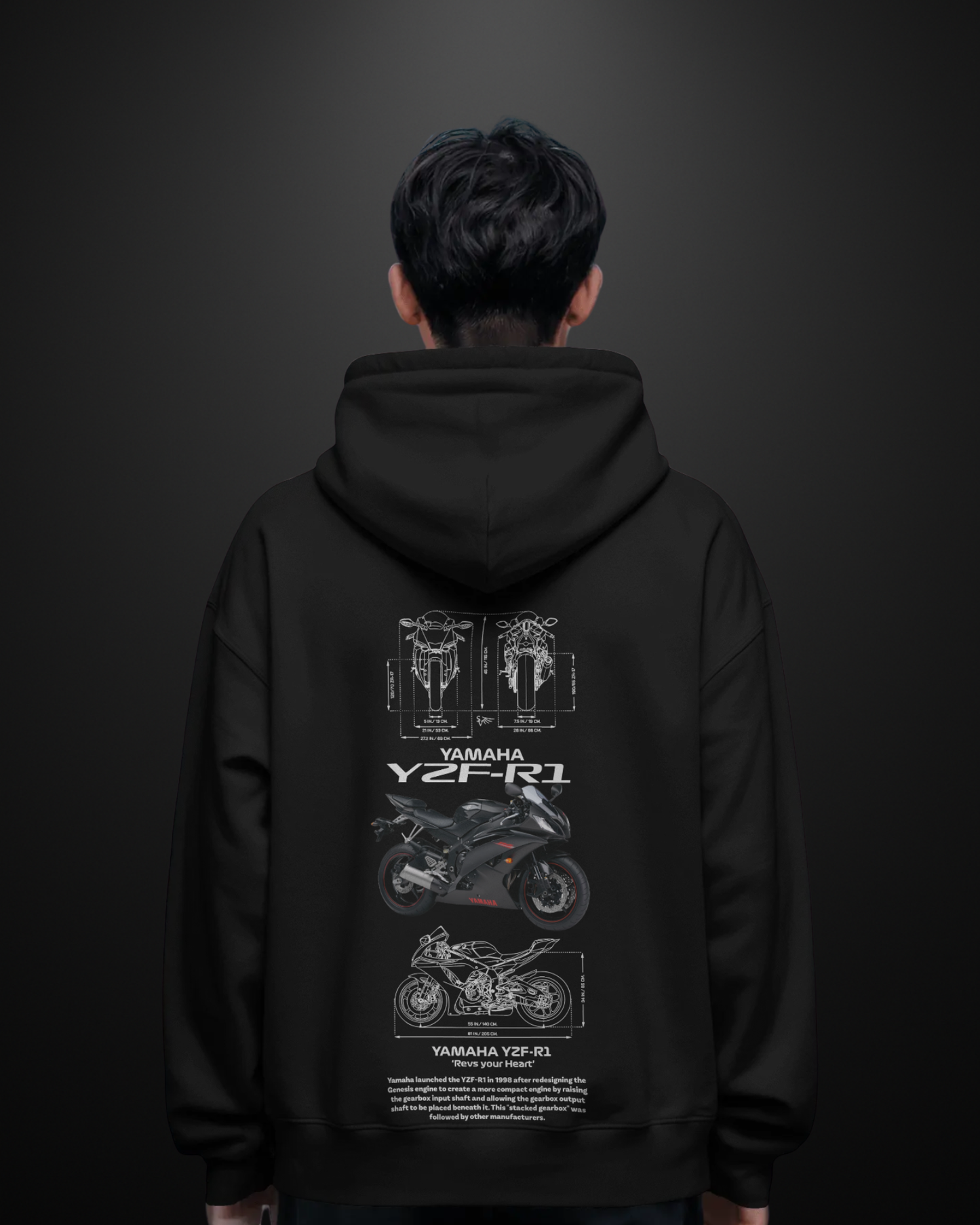 Yamaha ZSF R1 Hoodie - APXKrew
