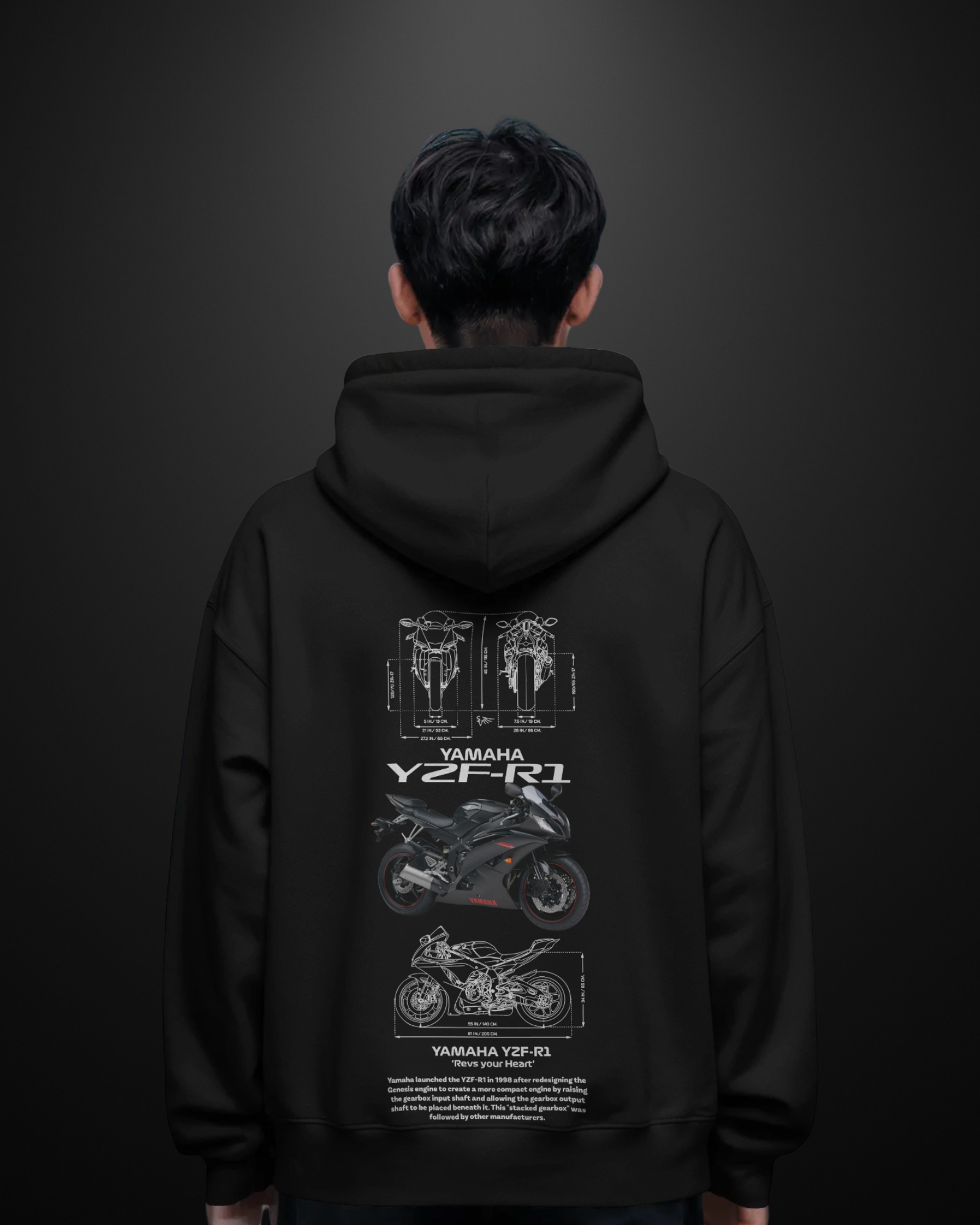 Yamaha ZSF R1 Hoodie - APXKrew